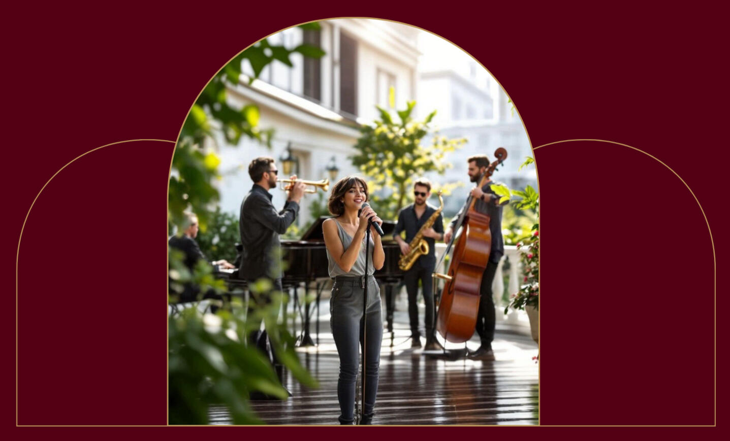 Gradient Arc - Desktop only - by Emma Gibbs For the Jazz Society